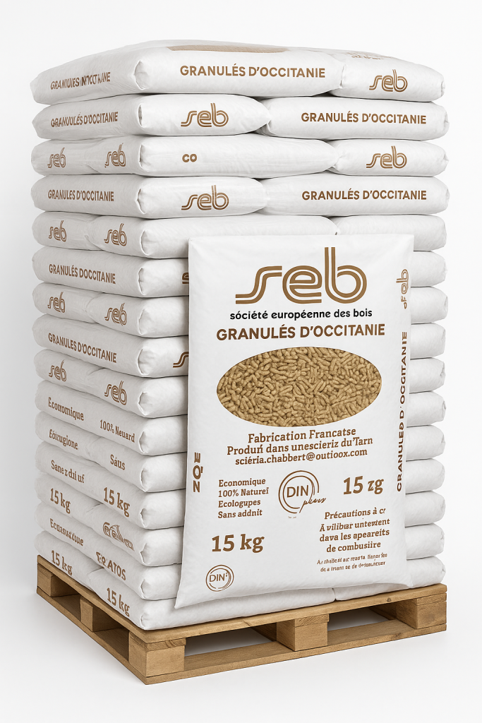 Palette de granulé de la marque seb